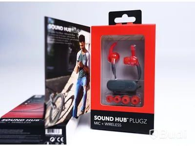 Trådlösa hörlurar - 2 st, Sound Hub Tone, IFROGZ, röd. Ny, Obruten förpackning.