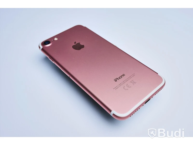 iPhone 7 - 32 GB, Rose Gold, Apple. 91 procent batterihälsa, minimalt slitage, liten spricka framsida.