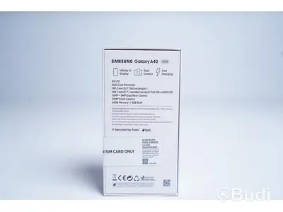 Samsung Galaxy A40 4G 64 GB Ny, Obruten förpackning.