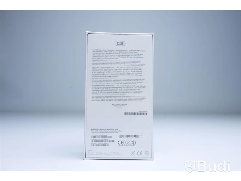 iPhone 6s - 32 GB, Space Grey, Apple. Ny, Obruten förpackning.