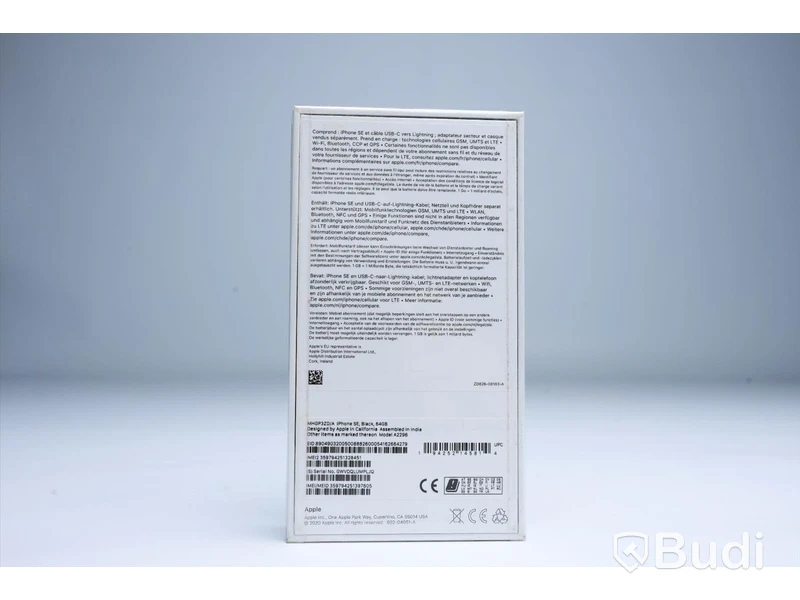 iPhone SE 2020 - 64 GB, Black, Apple. Ny, Obruten förpackning.