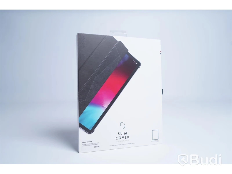 iPad Pro skydd, Decoded Leather Slim Cover. 12,9-tum. Svart. Ny.