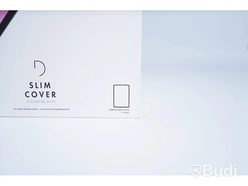 iPad Pro skydd, Decoded Leather Slim Cover. 12,9-tum. Svart. Ny.