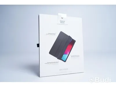 iPad Pro skydd, Decoded Leather Slim Cover. 12,9-tum. Svart. Ny.