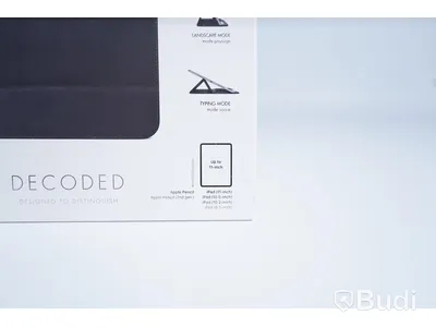 iPad skydd, Decoded Leather Foldable Slim Sleeve. Svart. Ny.