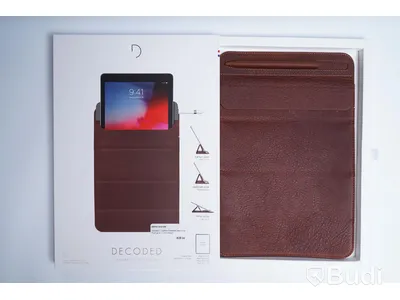 iPad skydd, Decoded Leather Foldable Slim Sleeve. Brun. Ny.