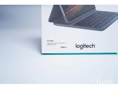 iPad Pro skydd/tangentbord, Logitech Slim Folio Pro (1:a och 2:a generationen). Svart. Ny.