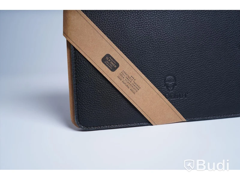 iPad Pro fodral, Woolnut Leather Sleeve 12,9-tum. Svart. Ny, Obruten förpackning.