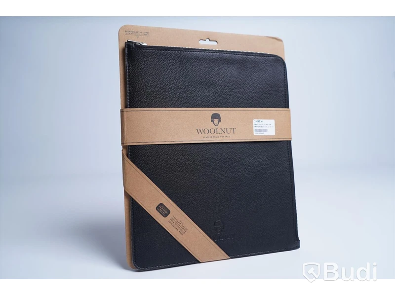 iPad Pro fodral, Woolnut Leather Folio 12,9-tum. Svart. Ny, Obruten förpackning.