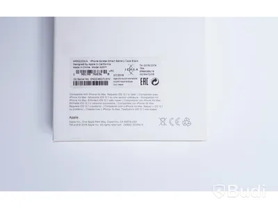 Mobilskal, Apple iPhone XS Max Smart Battery Case. Svart. Ny, Obruten förpackning.