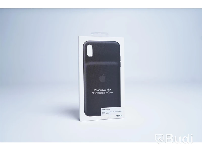 Mobilskal, Apple iPhone XS Max Smart Battery Case. Svart. Ny, Obruten förpackning.