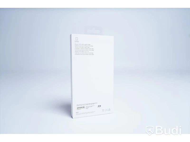 Mobilskal, Apple iPhone 12 Pro Max Leather Case. Brun. Ny.