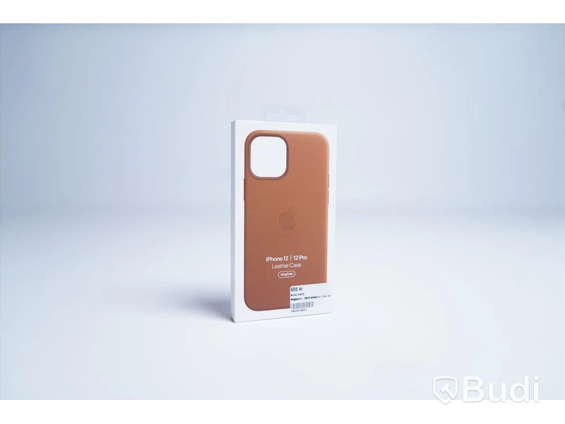 Mobilskal, Apple iPhone 12 Leather Case. Brun. Ny.