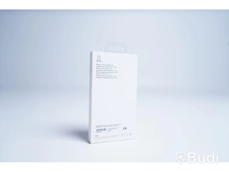 Mobilskal, Apple iPhone 12 mini Leather Case. Brun. Ny.