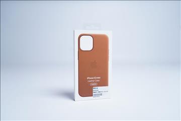 Mobilskal, Apple iPhone 12 mini Leather Case. Brun. Ny.