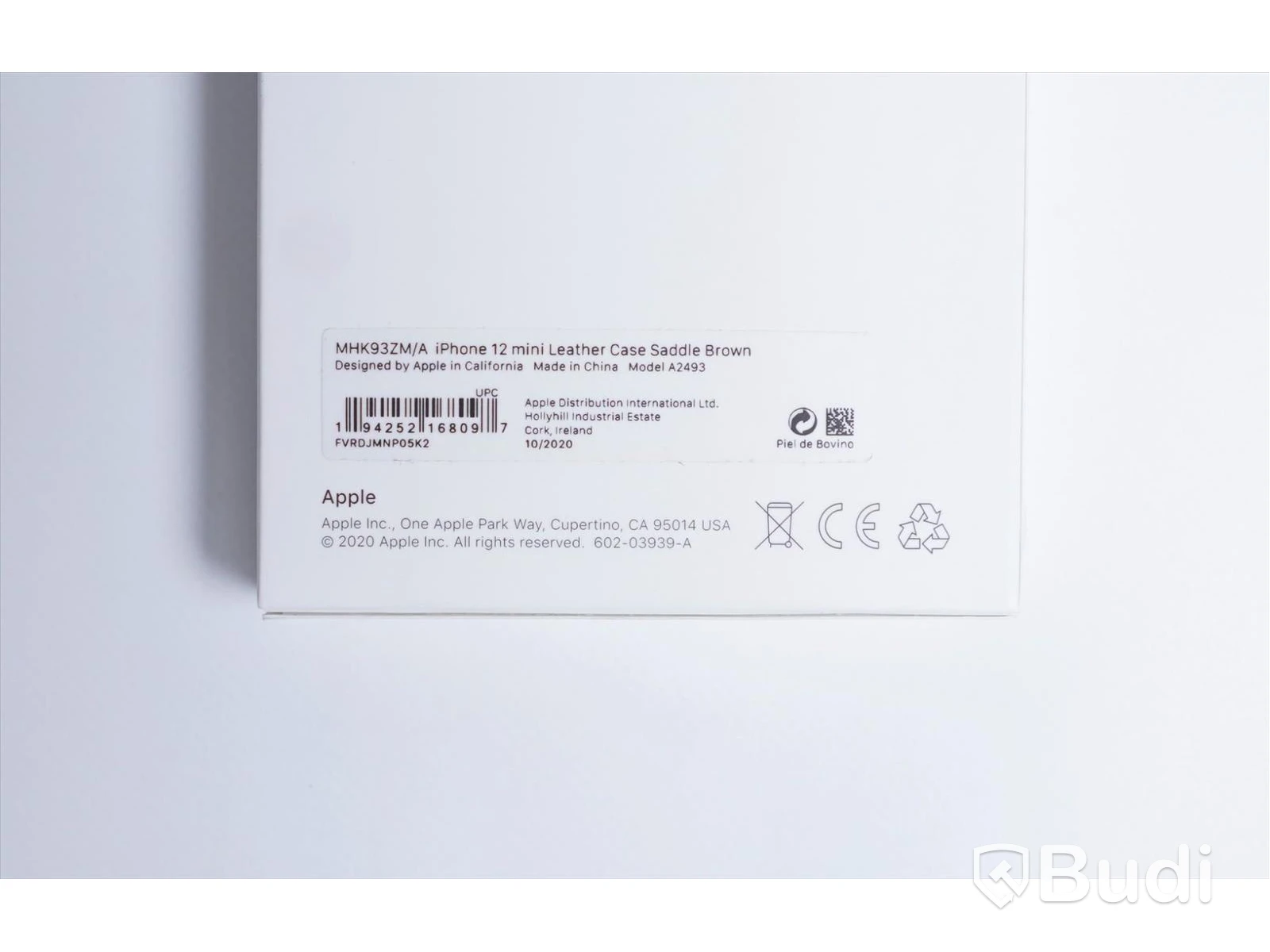 Mobilskal, Apple iPhone 12 mini Leather Case. Brun. Ny.