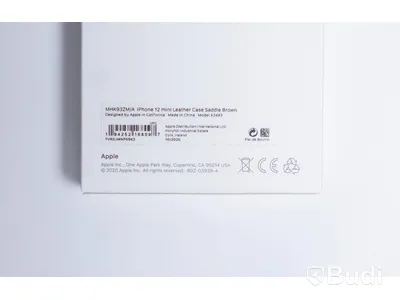 Mobilskal, Apple iPhone 12 mini Leather Case. Brun. Ny.