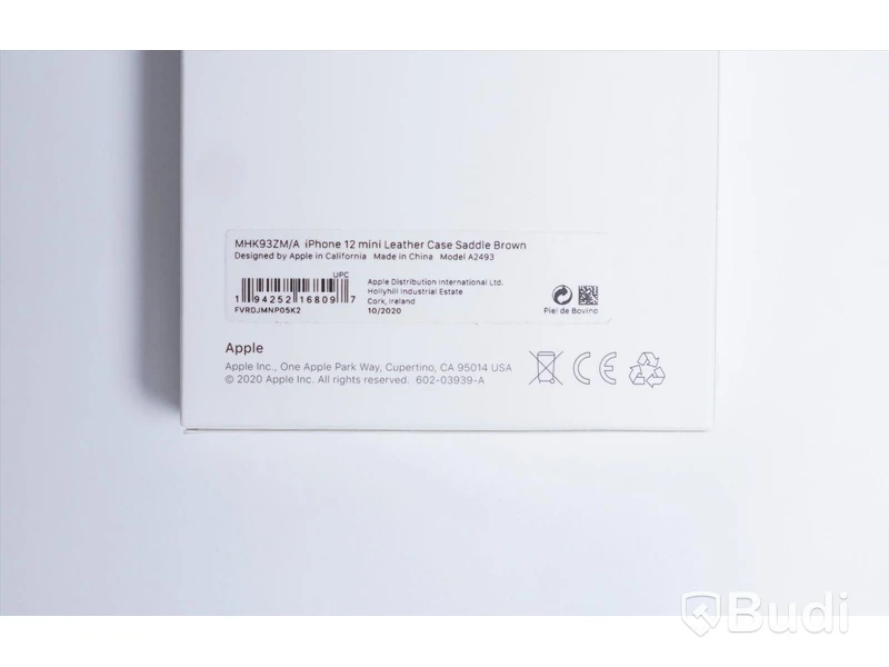 Mobilskal, Apple iPhone 12 mini Leather Case. Brun. Ny.