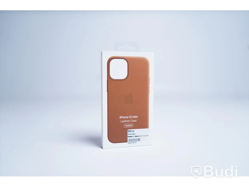 Mobilskal, Apple iPhone 12 mini Leather Case. Brun. Ny.