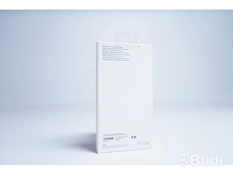 Mobilskal, Apple iPhone 12 Pro Max Silicone Case. Svart. Ny.