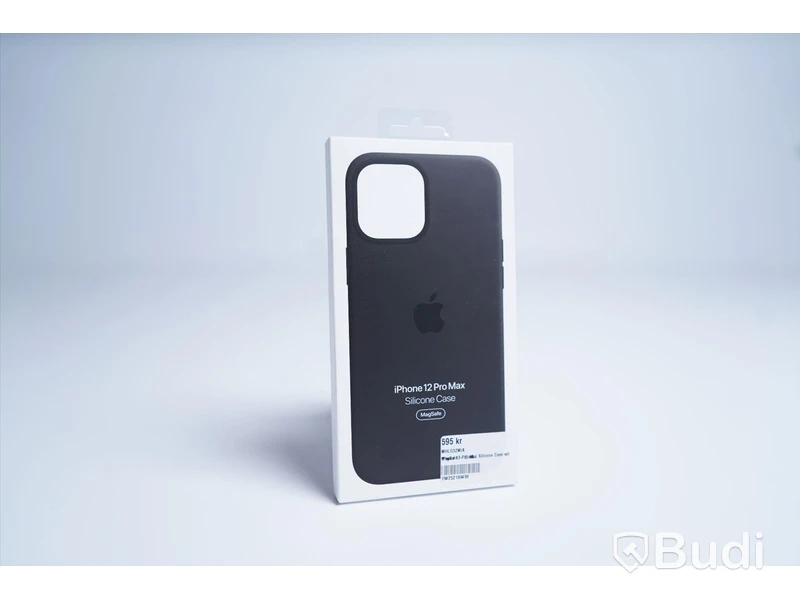 Mobilskal, Apple iPhone 12 Pro Max Silicone Case. Svart. Ny.