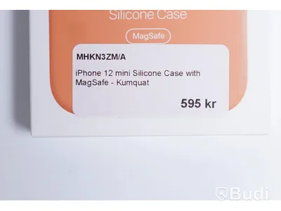 Mobilskal, Apple iPhone 12 mini Silicone Case. Orange. Ny, Obruten förpackning.
