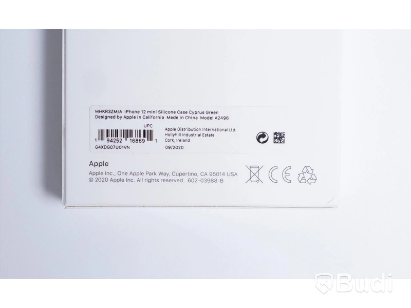 Mobilskal, Apple iPhone 12 mini Silicone Case. Grön. Ny, Obruten förpackning.