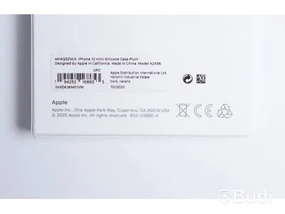 Mobilskal, Apple iPhone 12 mini Silicone Case. Lila. Ny, Obruten förpackning.