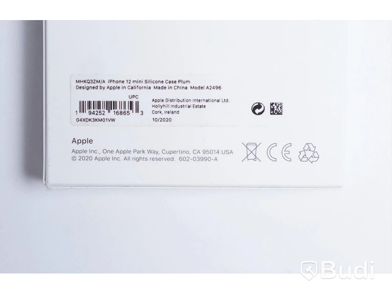 Mobilskal, Apple iPhone 12 mini Silicone Case. Lila. Ny, Obruten förpackning.