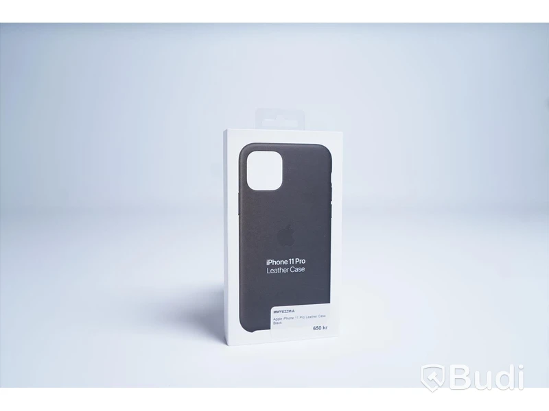 Mobilskal, Apple iPhone 11 Pro Leather Case. Svart. Ny.