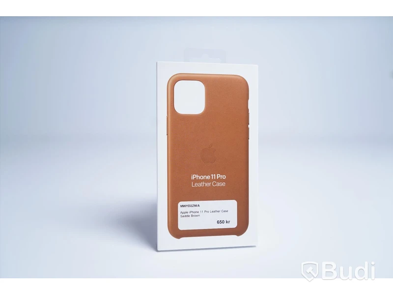Mobilskal, Apple iPhone 11 Pro Leather Case. Brun. Ny.