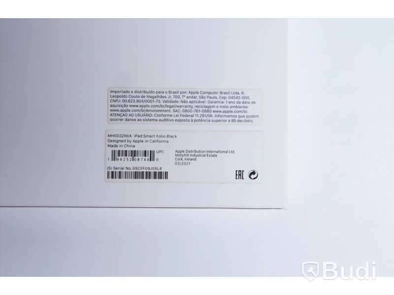iPad Air skydd, Apple Smart Folio (4:e generationen). Svart. Ny.