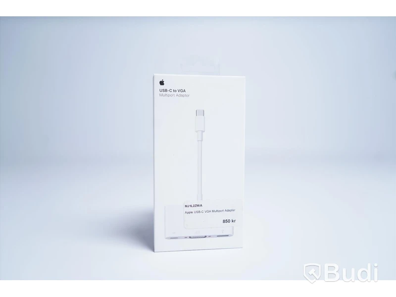 Adapter, Apple USB-C VGA Multiport Adapter. Ny, Obruten förpackning.