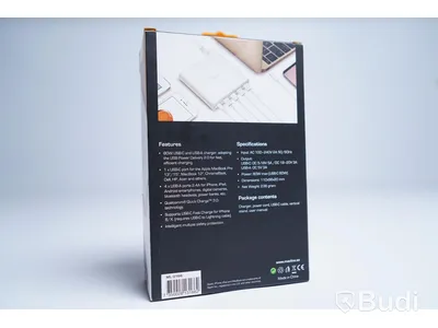 Laddare USB, MacLine Multicharger 80W 1xUSB-C och 4xUSB-A. Ny, Obruten förpackning.