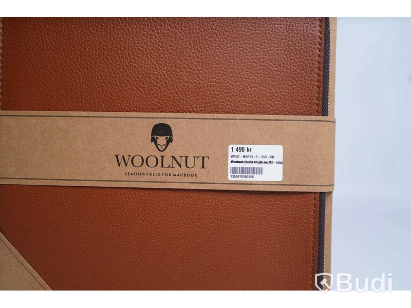 Macbook Pro fodral, Woolnut Leather Folio 13-tum. Brun. Ny, Obruten förpackning.