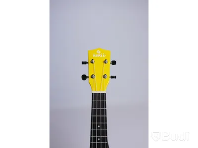 Ukulele - Koki'o, Linden Soprano, yellow inkl. tunnt soft case, RISA Musical Instruments. Ny, Obruten förpackning.