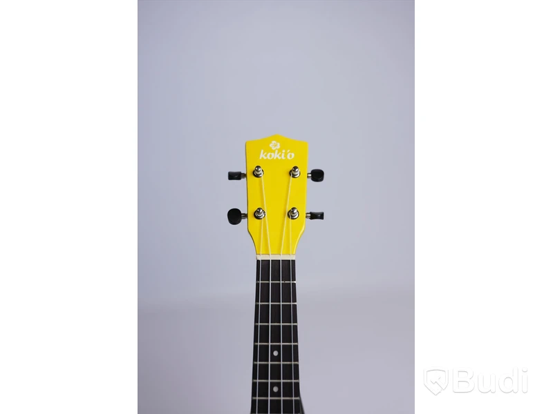 Ukulele - Koki'o, Linden Soprano, yellow inkl. tunnt soft case, RISA Musical Instruments. Ny, Obruten förpackning.