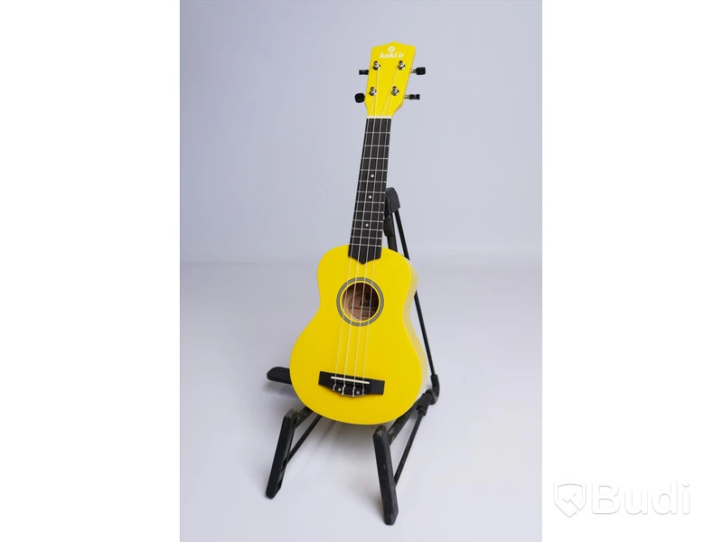 Ukulele - Koki'o, Linden Soprano, yellow inkl. tunnt soft case, RISA Musical Instruments. Ny, Obruten förpackning.