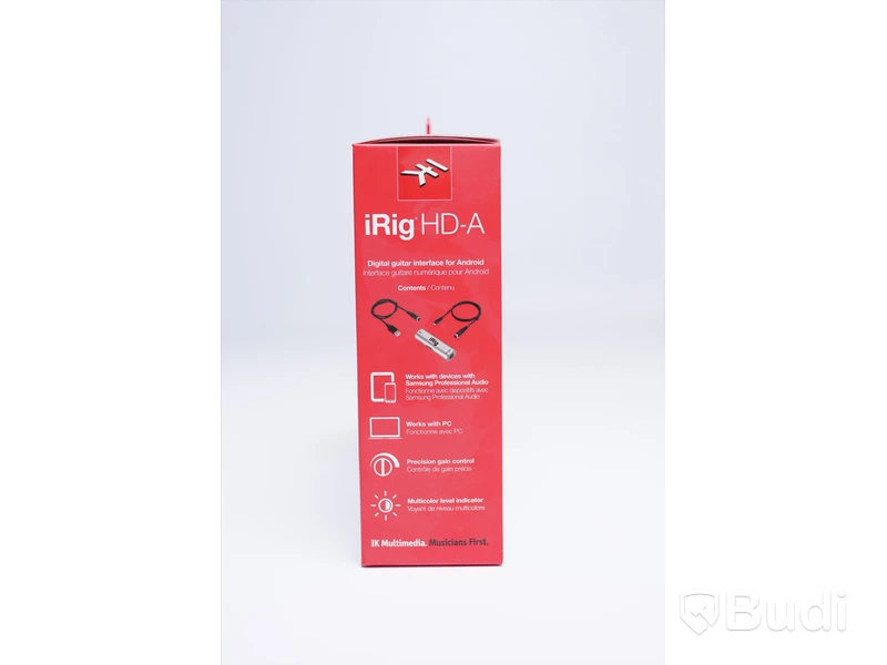 iRig HD-A, Gitarr interface. Ny, Obruten förpackning.