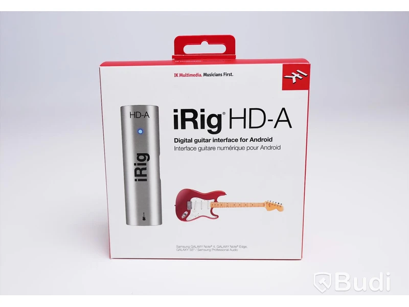 iRig HD-A, Gitarr interface. Ny, Obruten förpackning.