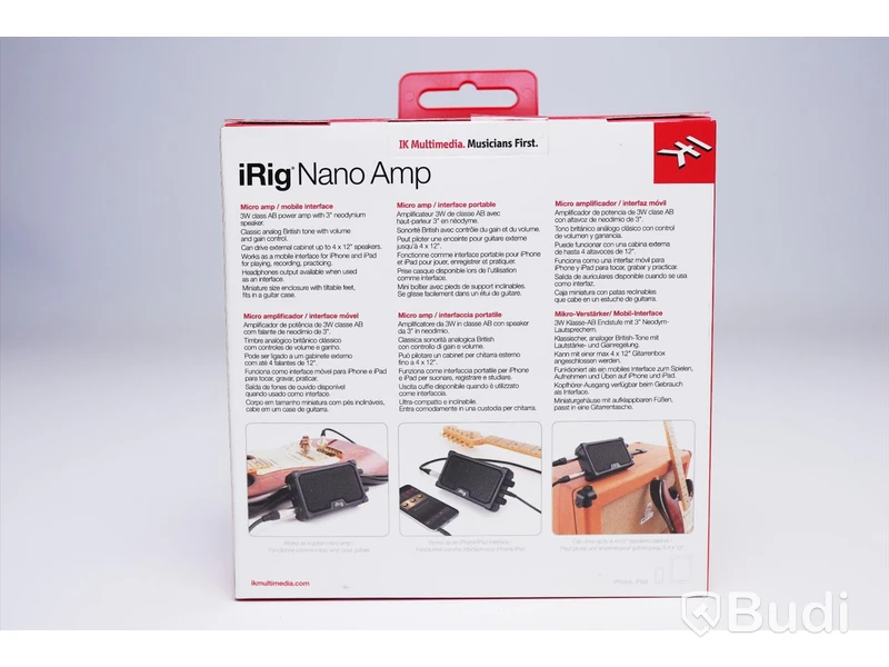 iRig Nano Amp - trådlös micro amp för iOS Ny, Obruten förpackning.