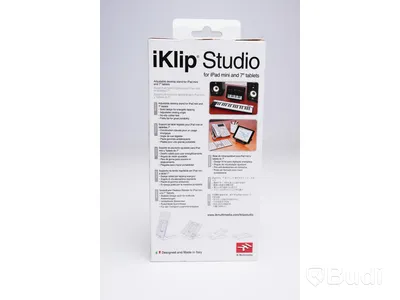iKlip Studio - Justerbar skrivbordshållare för iPad mini och 7" surfplattor. Ny, Obruten förpackning.