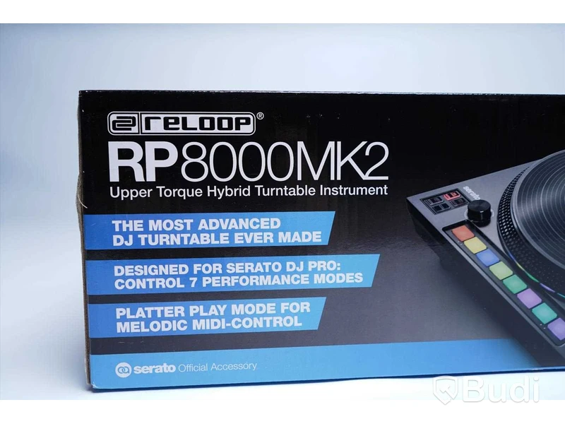 DJ skivspelare, Reloop RP8000MK2. Ny, Obruten förpackning.