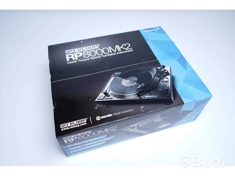 DJ skivspelare, Reloop RP8000MK2. Ny, Obruten förpackning.