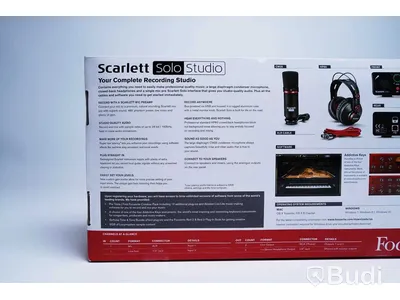 Inspelningskit - Scarlett Solo Studio (2nd Gen), Focusrite. Ny, Obruten förpackning.