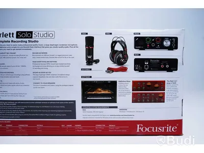 Inspelningskit - Scarlett Solo Studio (2nd Gen), Focusrite. Ny, Obruten förpackning.