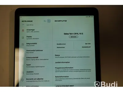 Galaxy Tab A - 2018, 10.5", Samsung. Minimalt slitage.