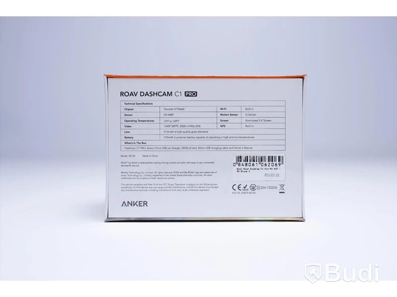DashCam C1 PRO, Anker, Roav. Ny, Obruten förpackning.