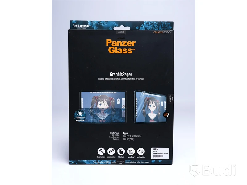 Skärmskydd - GraphicPaper, iPad Pro 11" (2018/2020)/Air (2020), Panzer Glass. Ny, Obruten förpackning.