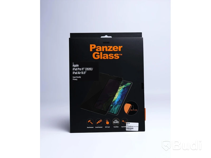 Skärmskydd - iPad Pro 11" (2020)/iPad Air 10.9", Case friendly och privacy, Panzer Glass. Ny, Obruten förpackning.